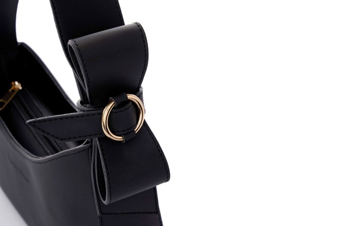 Lucky Bees Monroe - Bolsa de Hombro Negra